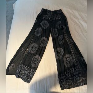 Earthbound om faux wrap pants